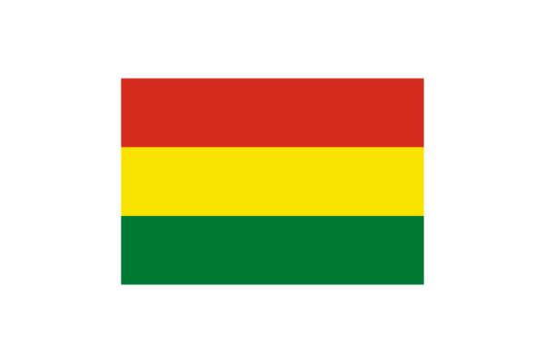 ボリビア (Bolivia)国旗のフリー素材、無料素材イラストダウンロード　ai png