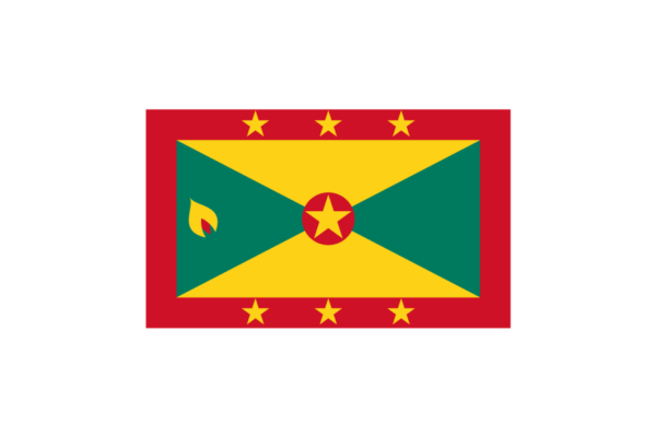 グレナダ (Grenada)国旗のフリー素材、無料素材イラストダウンロード　ai png