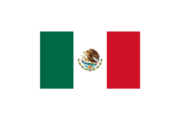 メキシコ合衆国（Mexico/MEX）国旗のフリー素材、無料素材イラストダウンロード　ai png