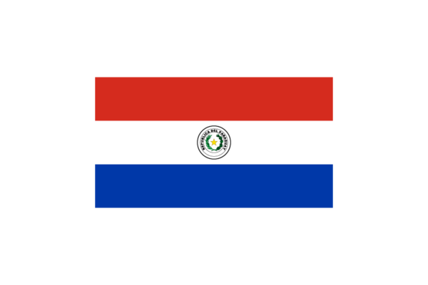 パラグアイ (Paraguay)国旗のフリー素材、無料素材イラストダウンロード　ai png