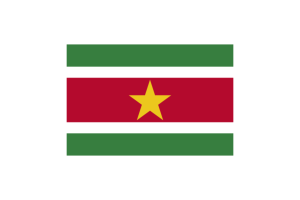 スリナム (Suriname)国旗のフリー素材、無料素材イラストダウンロード　ai png