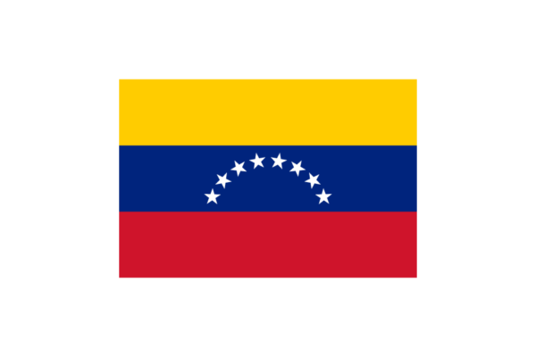 ベネズエラ・ボリバル共和国（Venezuela/VEN）国旗のフリー素材、無料素材イラストダウンロード　ai png