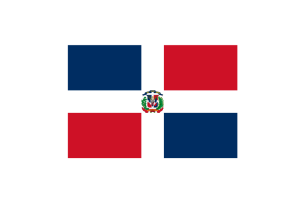 ドミニカ共和国 (Dominican Republic)国旗のフリー素材、無料素材イラストダウンロード　ai png