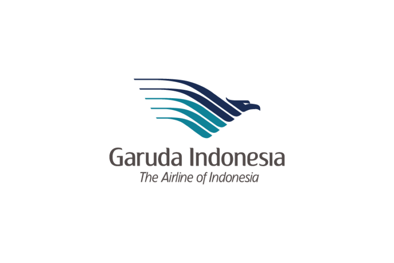 航空会社-ガルーダ・インドネシア航空（Garuda Indonesia）のロゴマークフリー素材無料イラストレーター ai png素材ダウンロード