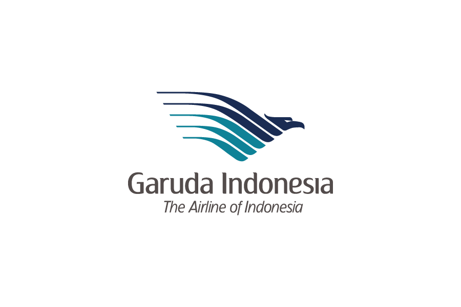航空会社-ガルーダ・インドネシア航空（Garuda Indonesia）のロゴマークフリー素材無料イラストレーター ai png素材ダウンロード
