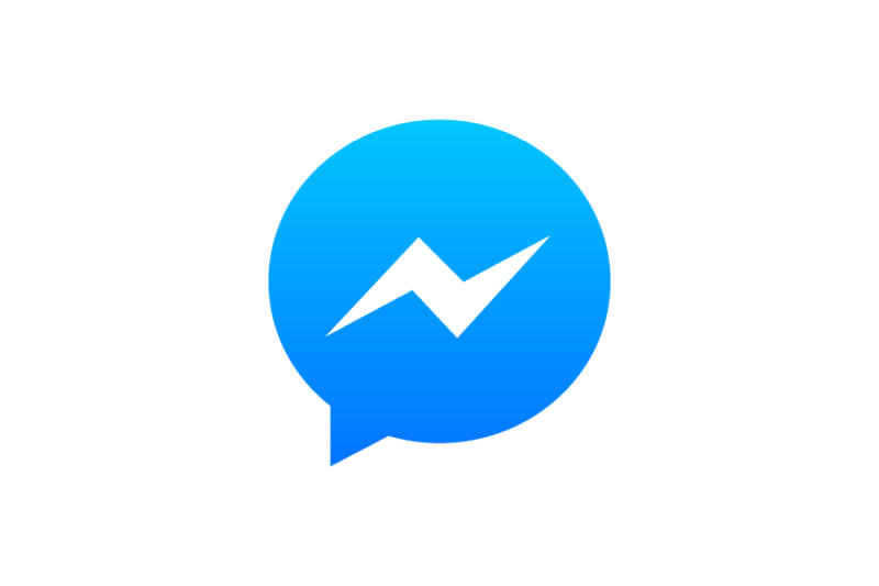 ソーシャルメディアフェイスブックメッセンジャー　(FaceBook Messenger)　ロゴデータ無料素材　フリー素材 SVG PNG