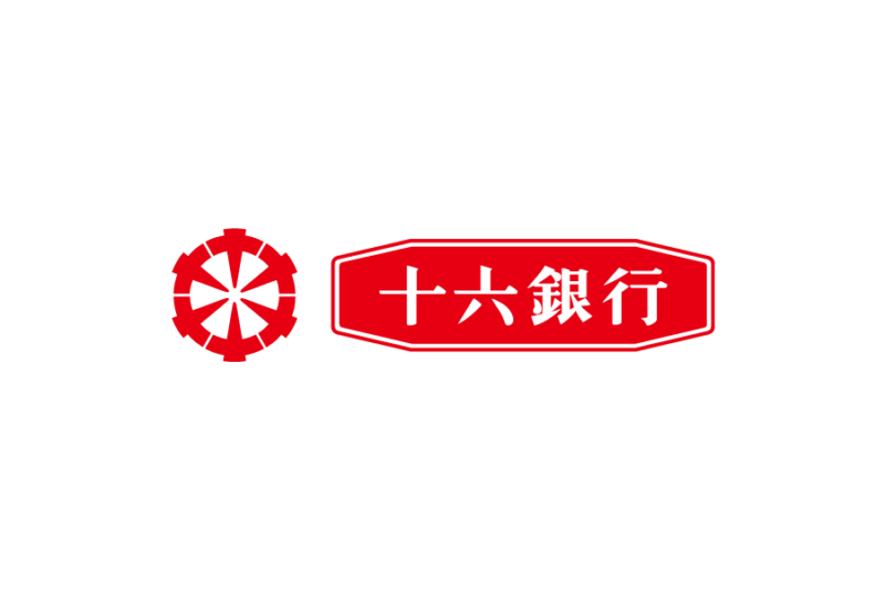 日本地方銀行-十六銀行（The Juroku Bank, Ltd.）旧八千代銀行ロゴデータ無料素材ダウンロード ai svg png　フリー素材