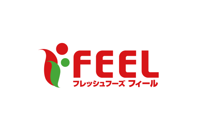 スーパーマーケット-フレッシュフーズ フィール（FEEL）のロゴマークeps png データ無料　フリー素材ダウンロード　
