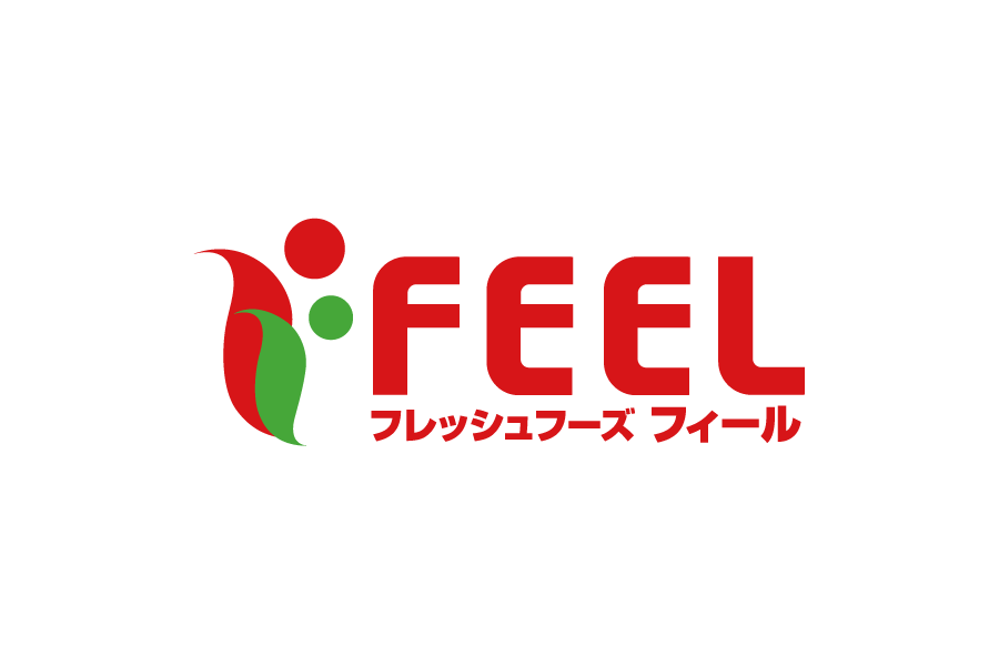 スーパーマーケット-フレッシュフーズ フィール（FEEL）のロゴマークeps png データ無料　フリー素材ダウンロード　