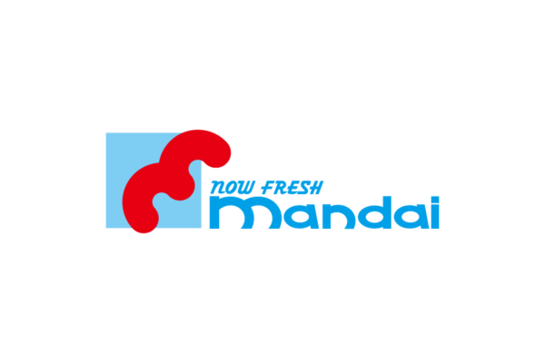 スーパーマーケット-万代（mandai）のロゴマークeps png データ無料　フリー素材ダウンロード　