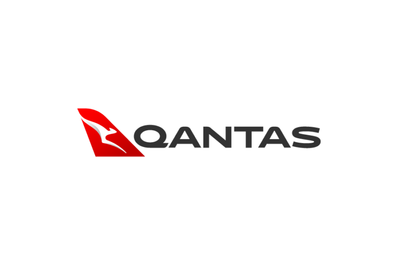航空会社-カンタス航空（Qantas Airways）のロゴマークフリー素材無料イラストレーター ai png素材ダウンロード