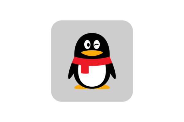 ソーシャルメディアテンセントQQ　(QQ)　ロゴデータ無料素材　フリー素材 SVG PNG