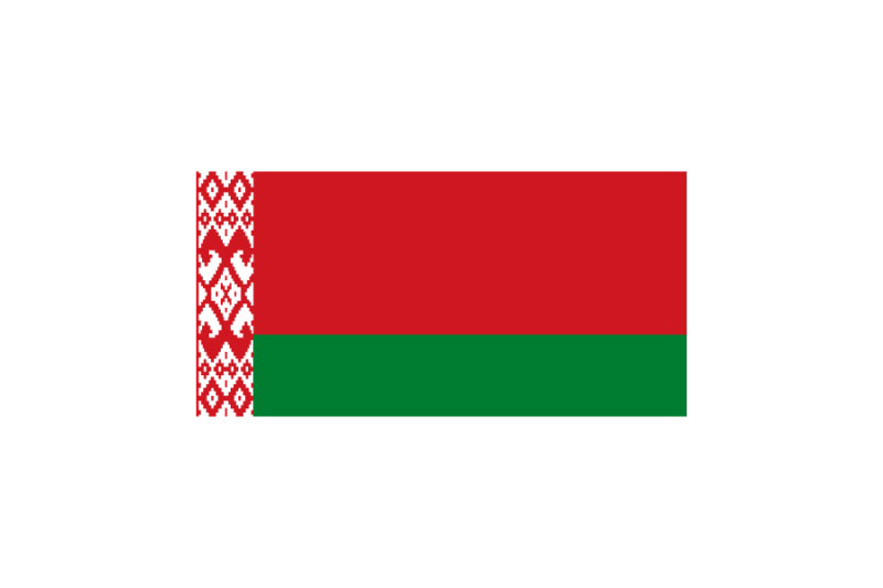 ベラルーシ (Belarus)国旗のフリー素材、無料素材イラストダウンロード　ai png