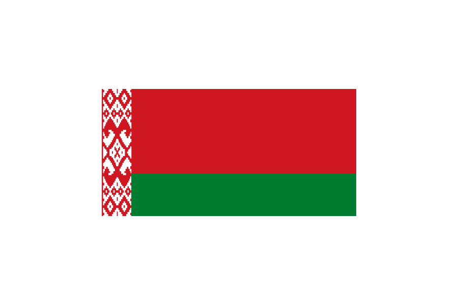 ベラルーシ (Belarus)国旗のフリー素材、無料素材イラストダウンロード　ai png