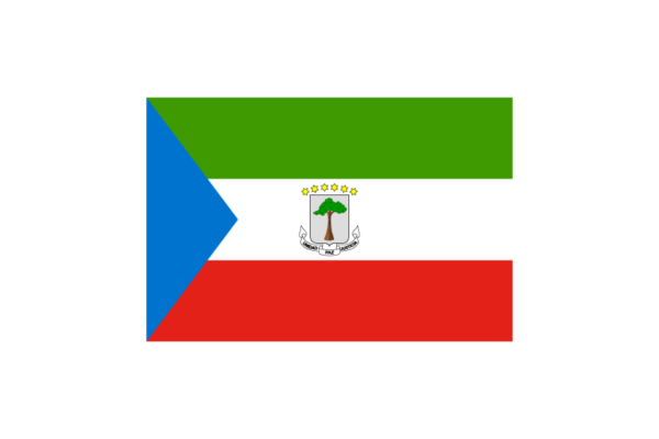 中央アフリカ-赤道ギニア (Equatorial Guinea)国旗のフリー素材、無料素材イラストダウンロード　ai png
