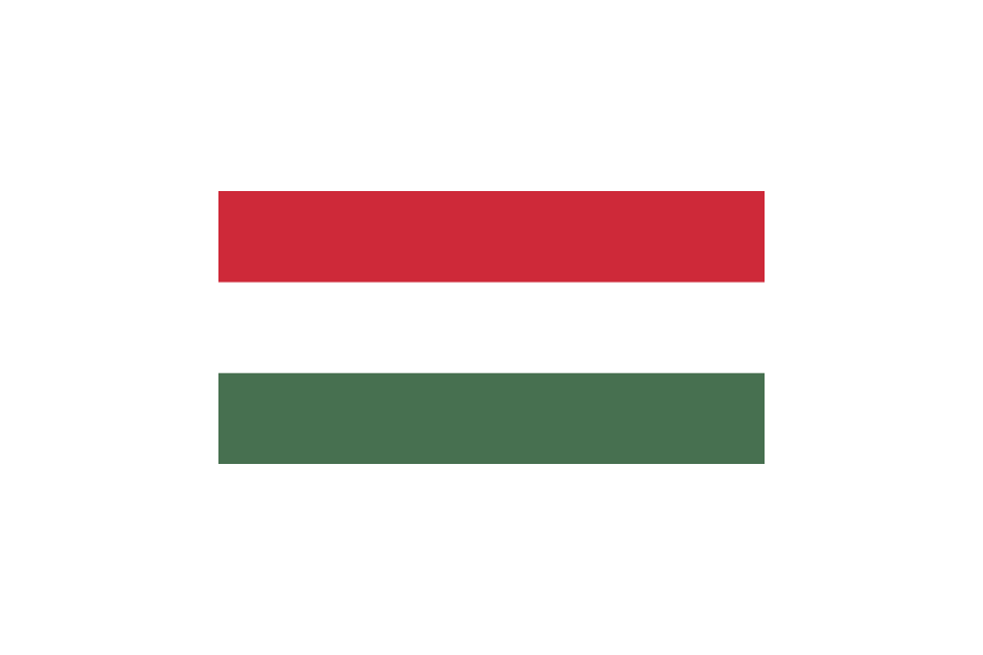 ハンガリー (Hungary)国旗のフリー素材、無料素材イラストダウンロード　ai png