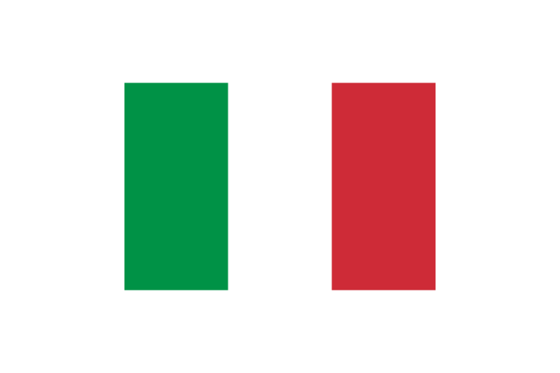 イタリア (Italy)国旗のフリー素材、無料素材イラストダウンロード　ai png