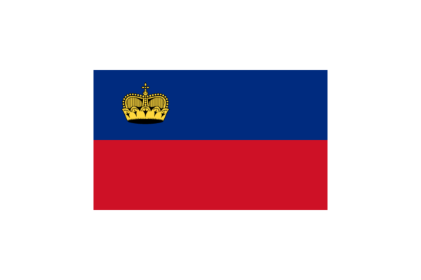リヒテンシュタイン (Liechtenstein)国旗のフリー素材、無料素材イラストダウンロード　ai png