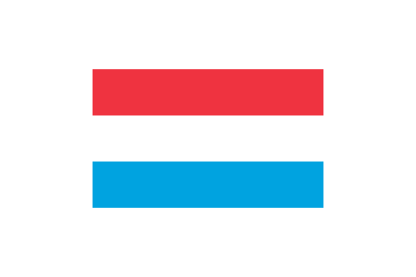 ルクセンブルク (Luxembourg)国旗のフリー素材、無料素材イラストダウンロード　ai png