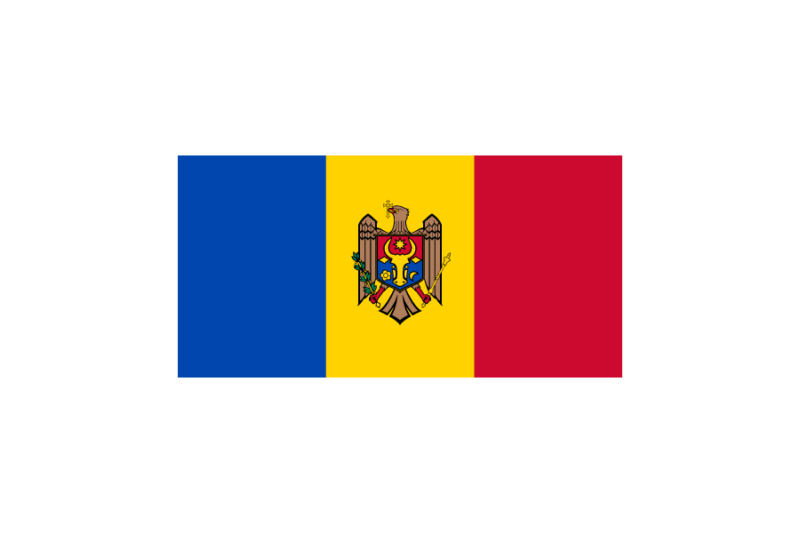 モルドバ (Moldova)国旗のフリー素材、無料素材イラストダウンロード　ai png