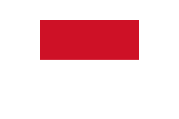 モナコ (Monaco)国旗のフリー素材、無料素材イラストダウンロード　ai png