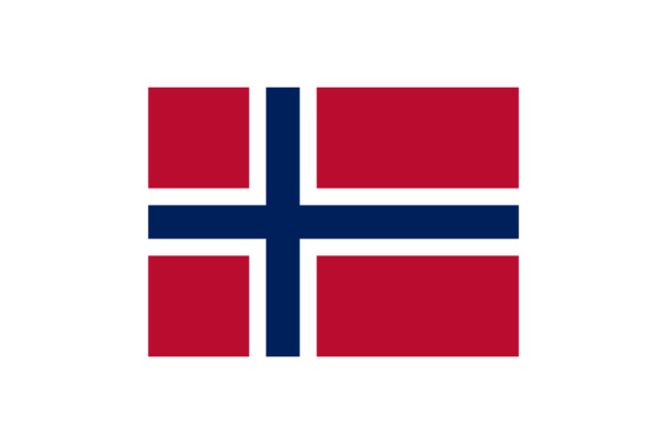 ノルウェー (Norway)国旗のフリー素材、無料素材イラストダウンロード　ai png