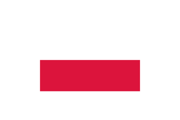 ポーランド (Poland)国旗のフリー素材、無料素材イラストダウンロード　ai png