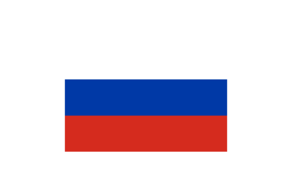 ロシア (Russia) （一部がヨーロッパ地域）国旗のフリー素材、無料素材イラストダウンロード　ai png