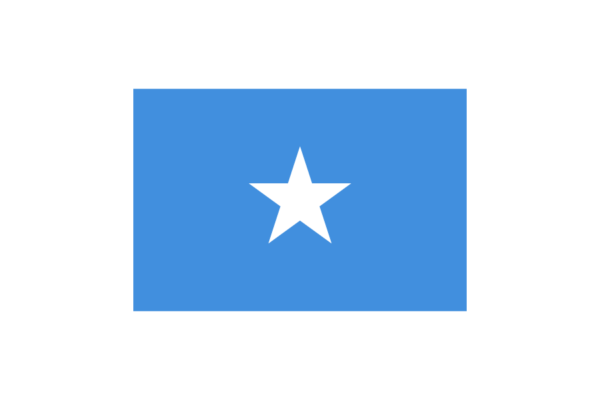 東アフリカ-ソマリア (Somalia)国旗のフリー素材、無料素材イラストダウンロード　ai png