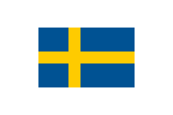 スウェーデン (Sweden)国旗のフリー素材、無料素材イラストダウンロード　ai png