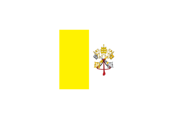 バチカン市国 (Vatican City)国旗のフリー素材、無料素材イラストダウンロード　ai png