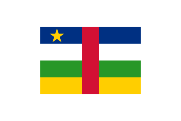 中央アフリカ-中央アフリカ共和国 (Central African Republic)国旗のフリー素材、無料素材イラストダウンロード　ai png