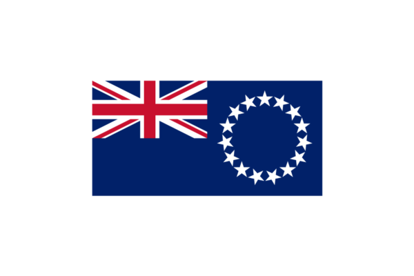 オセアニア（大洋州）クック諸島 (Cook Islands) - ニュージーランドの自由連合国国旗のフリー素材、無料素材イラストダウンロード　ai png