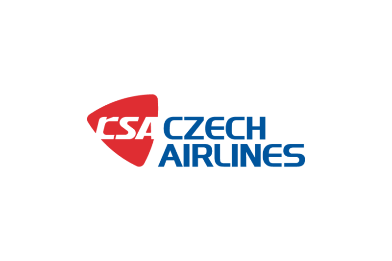 航空会社-チェコ航空（CSA Czech Airlines)のロゴマークフリー素材無料イラストレーター ai png
