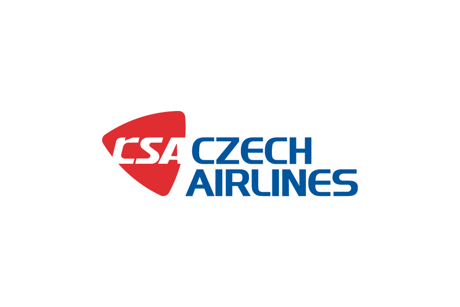 航空会社-チェコ航空（CSA Czech Airlines)のロゴマークフリー素材無料イラストレーター ai png