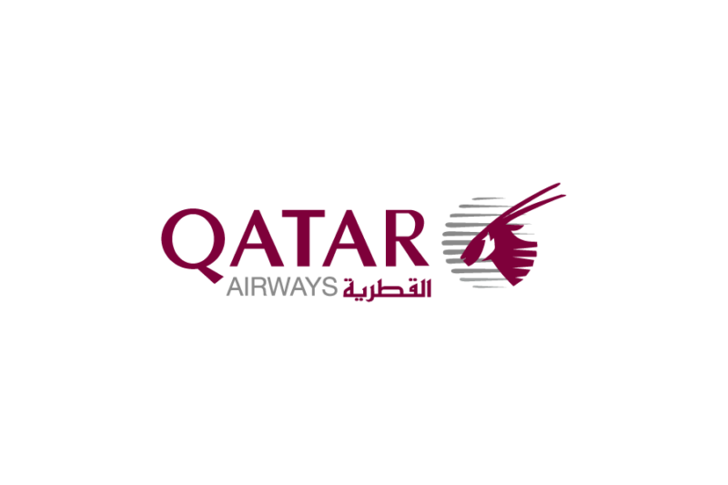 航空会社-カタール航空（Qatar Airways）のロゴマークフリー素材無料イラストレーター ai png素材ダウンロード