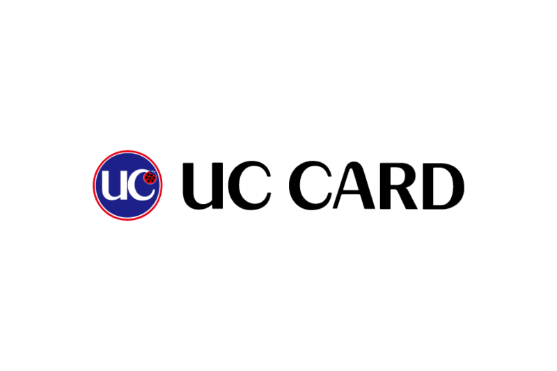 てんとう虫がアクセントのUCカードの無料ロゴ素材｜logo eps ai pngフリー素材で使えるロゴ素材高品質データをダウンロード！