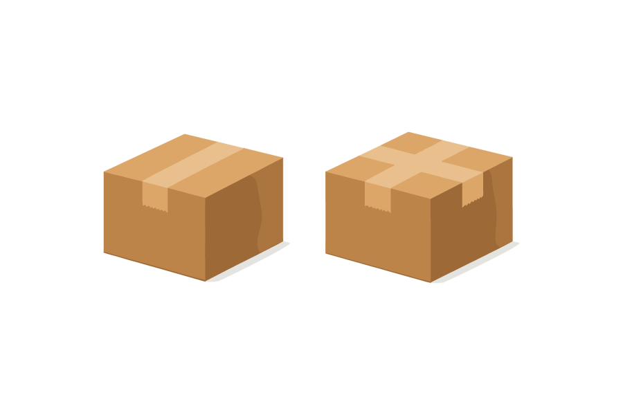 段ボール箱イラスト素材01