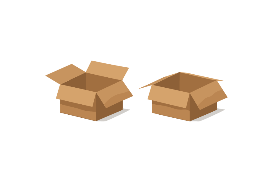 段ボール箱イラスト素材02