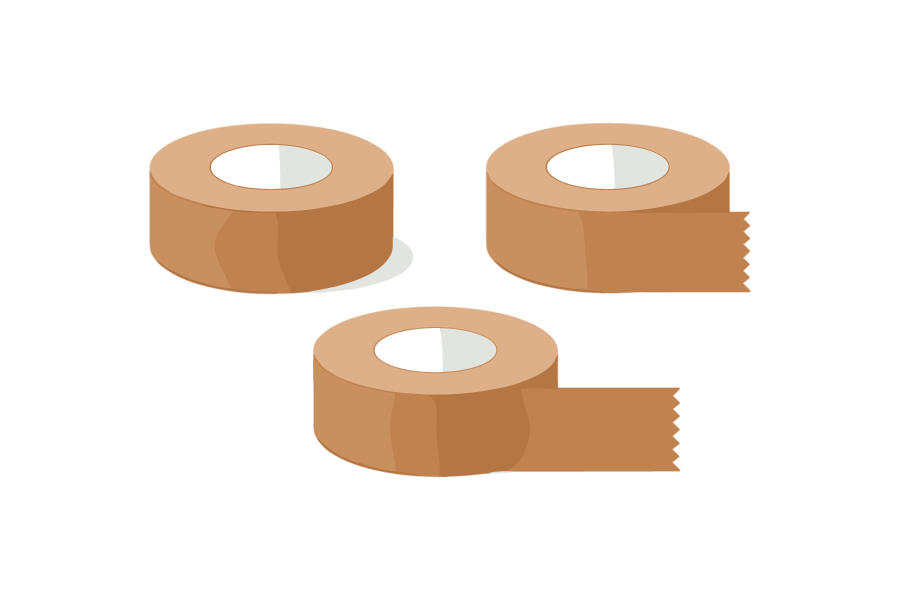 ガムテープ・粘着テープイラスト素材