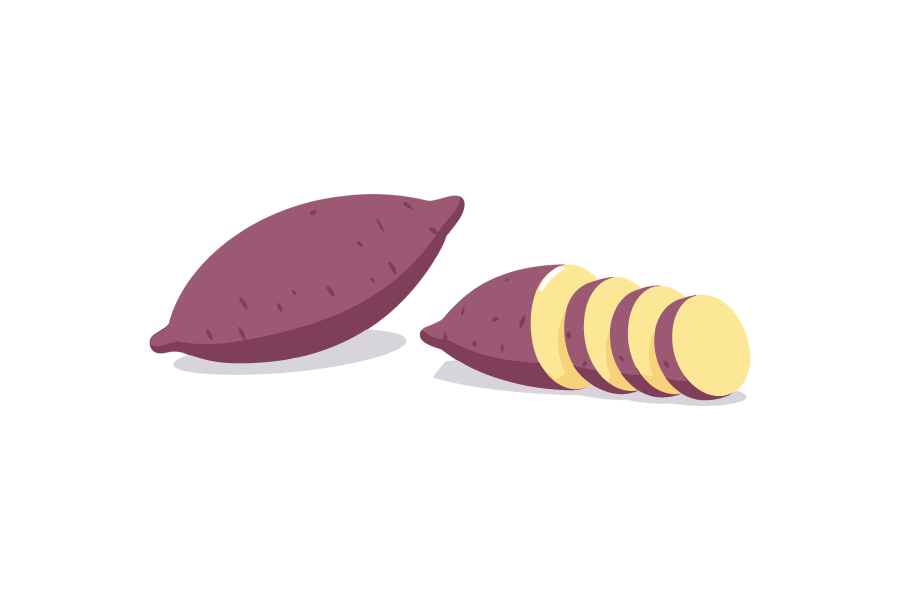 サツマイモのイラスト