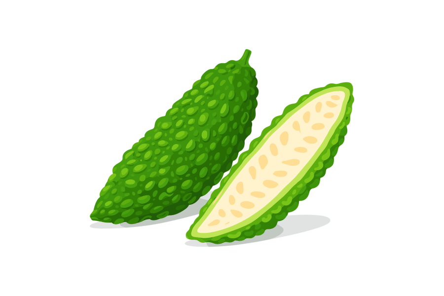 ゴーヤのイラスト