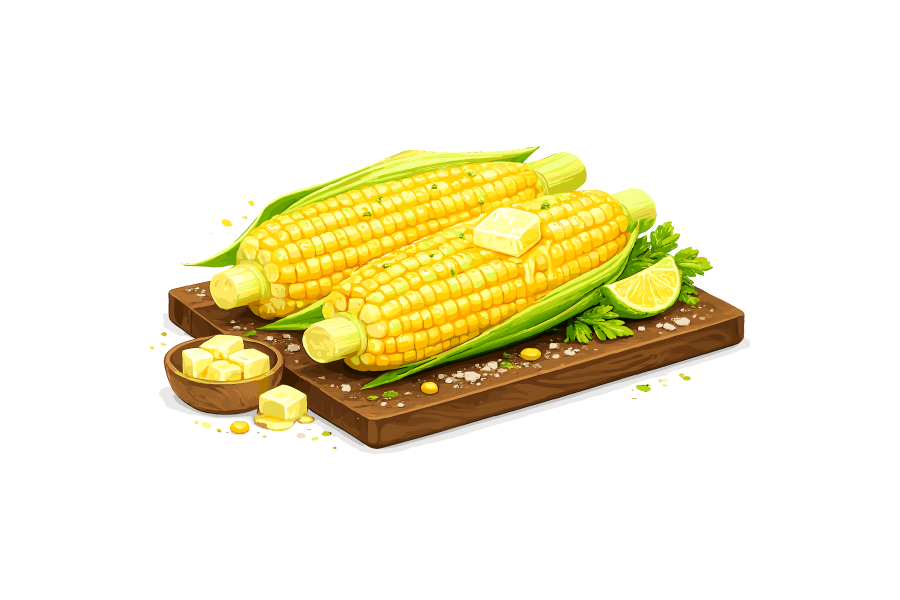 トウモロコシのイラスト