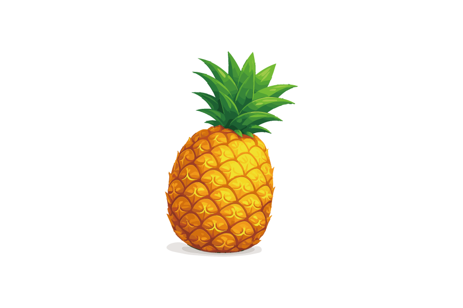パイナップルのイラスト