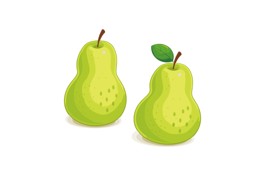 洋なし・ラフランスのイラスト