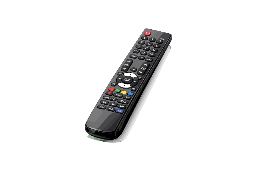 テレビのリモコンのイラスト