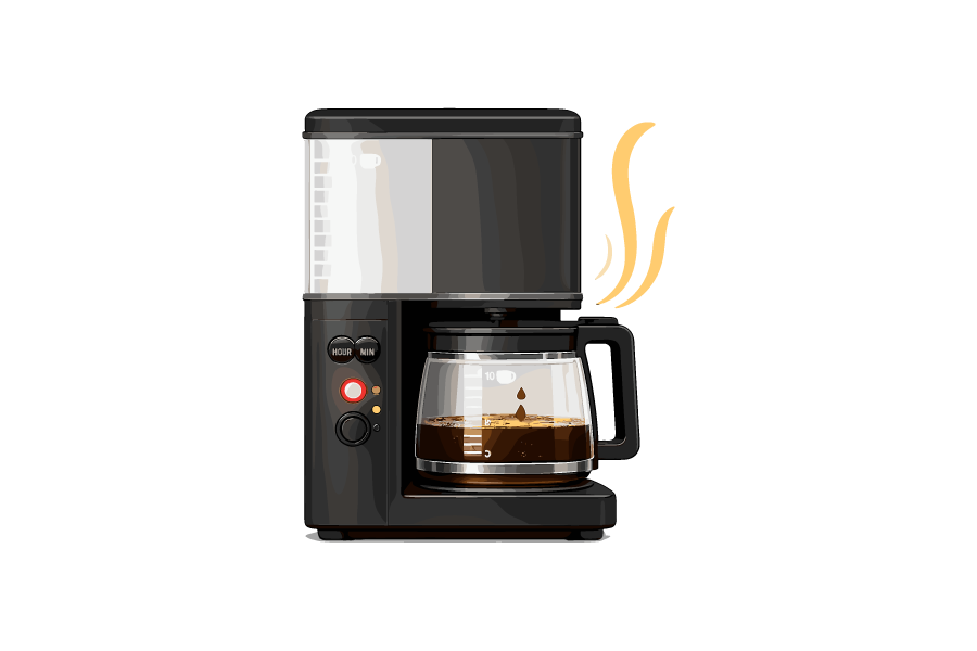 家電・コーヒーメーカーのイラスト