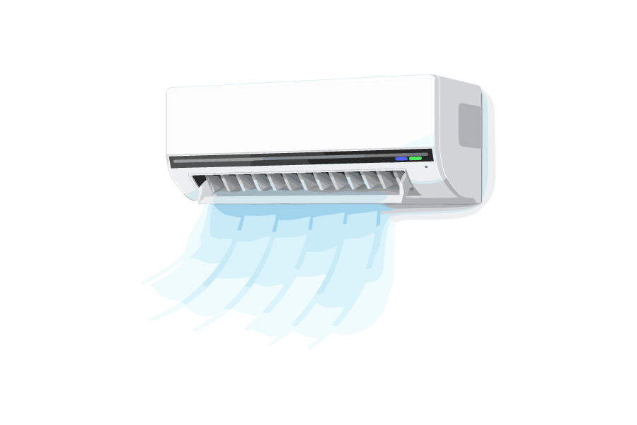 エアコン・クーラーのイラスト