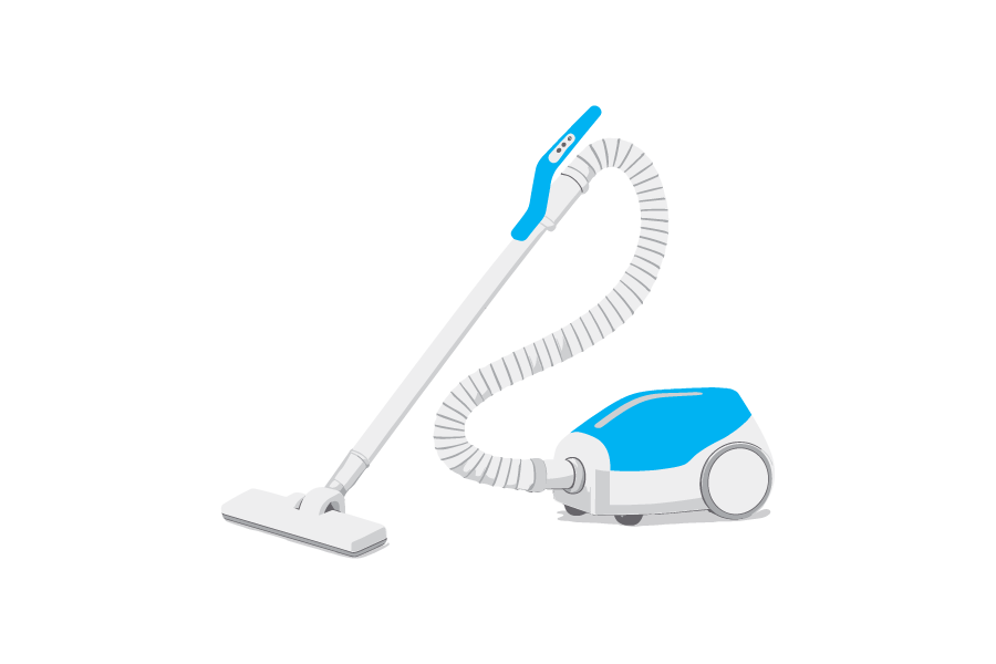 掃除機のイラスト