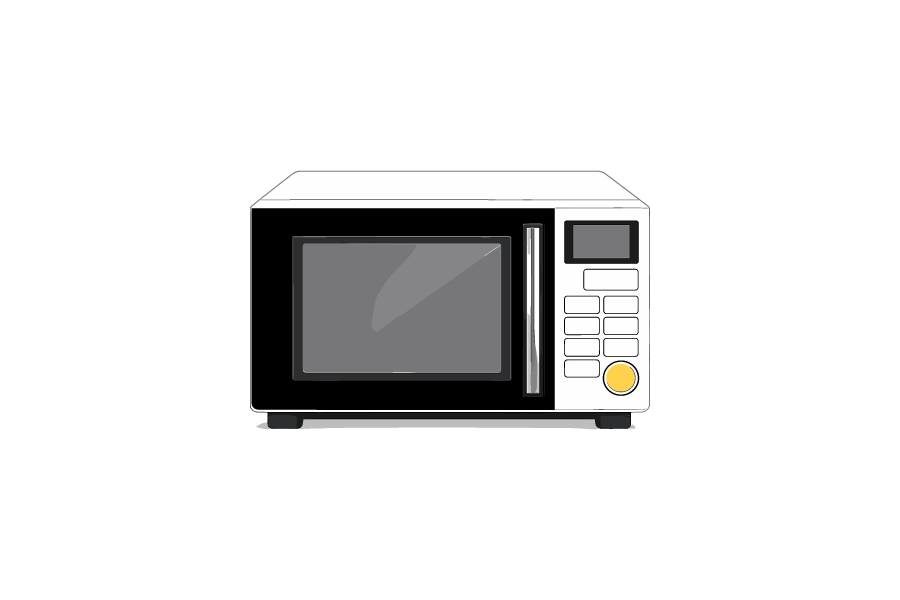 家電・電子レンジのイラスト